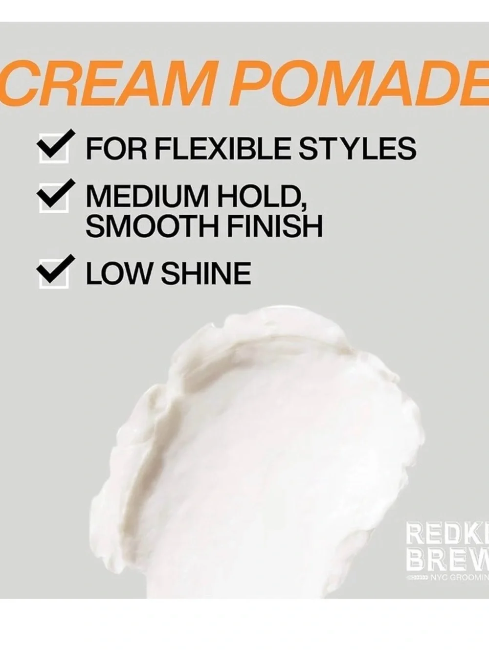 Redken Maneuver Cream Pomade — Black and Cream
